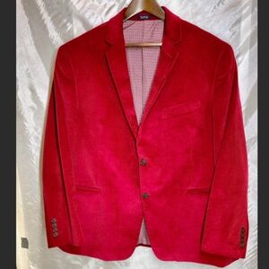 Saddlebred Red Corduroy Blazer 48R